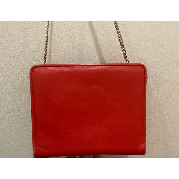 Vintage Salvatore Ferragamo Crossbody Clutch w/ scattered gold hardware - Picture 6 of 10